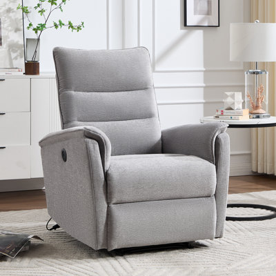 98cm Wide Modern Soft Upholstered Power Recliner