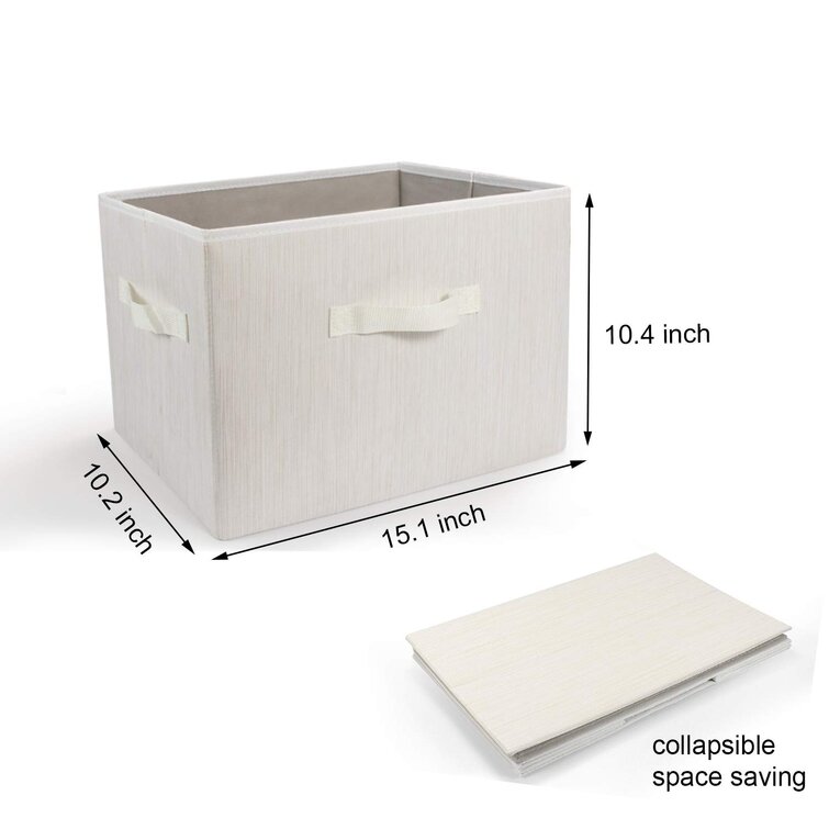 Storage Bins for Shelves Book Storage Box Bins for Clothing