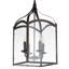 Luminaire suspendu rectangulaire à 4 lumières Viraj-63989348