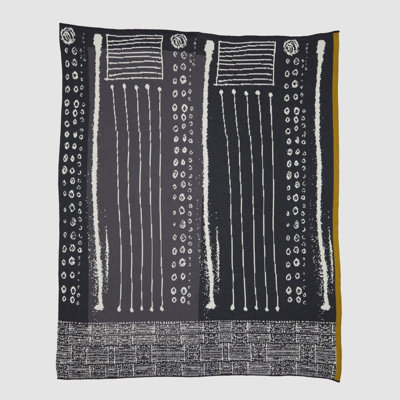 Modern Cosmos Night Throw Blanket