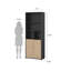  Bibliothèque à 6 tablettes avec 2 portes et rangement pour bureau à domicile l 31,34 "x l 80,59" Embrie-102051182