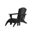 Ensemble de chaise Adirondack en plastique avec repose-pieds Geoff-795354215