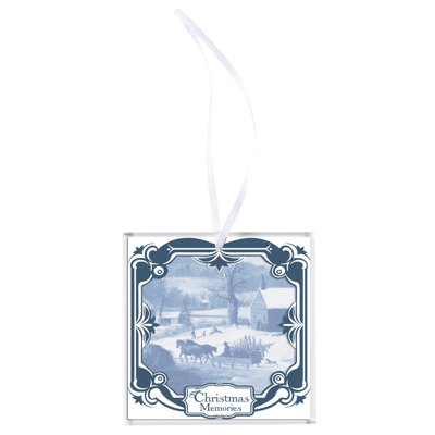 Ornament Christmas Memories Glass
