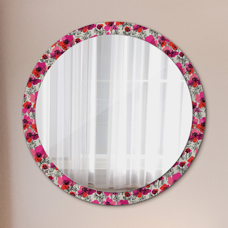 Huldar Glass Flat Wall Mirror