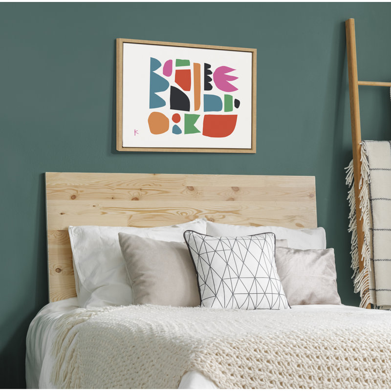 Spring by Kelly Knaga - Floater Frame Graphic Art on Canvas