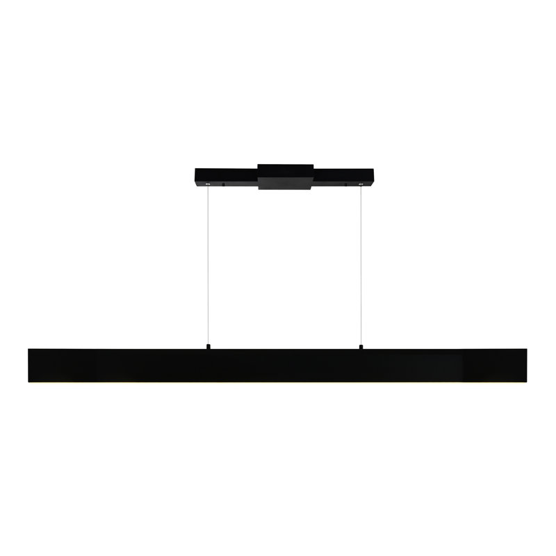 Lustre linéaire intégré à DEL pour les salles à manger, les salons et les tables de billard, H 3 po x l 47 po x P 0,5 po