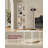 4-Tier Rotating Bookshelf, Bookcase With Bookends For Small Spaces, Corner Shelf, Steel Frame-1909449813
