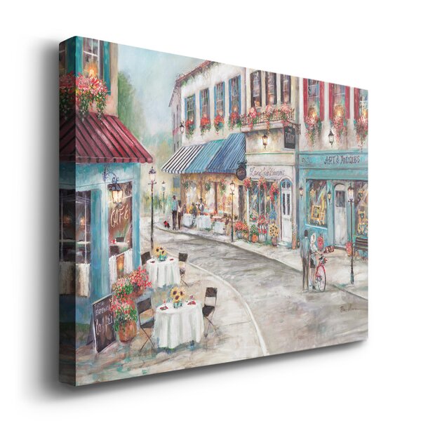 Winston Porter Quaint Cafe Framed On Canvas Print & Reviews | Wayfair