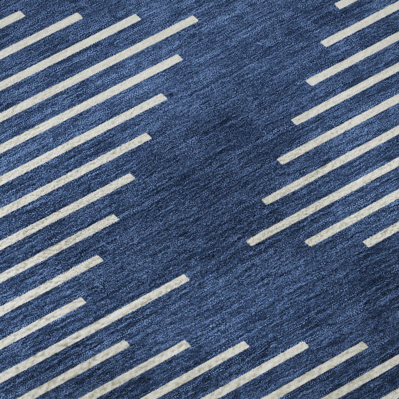 Tapis géométrique Premium lavable à la machine Colmenero AMF1016, Rectangulaire 8 pi x 10 pi