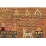 Burano Handmade Kilim Wool Geometric Area Rug