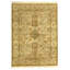 Hand Knotted Wool Oriental Area Rug in Gold