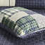 Courtepointe réversible très grand / très grand / bleu marine, écossais, revers en patchwork, rembourrage en coton, taies décoratives avec fermeture à glissière, lavage à la machine / bleu marine avec patchwork, rembourrage écossais, fermeture à glissière facile à-120944730-120944732