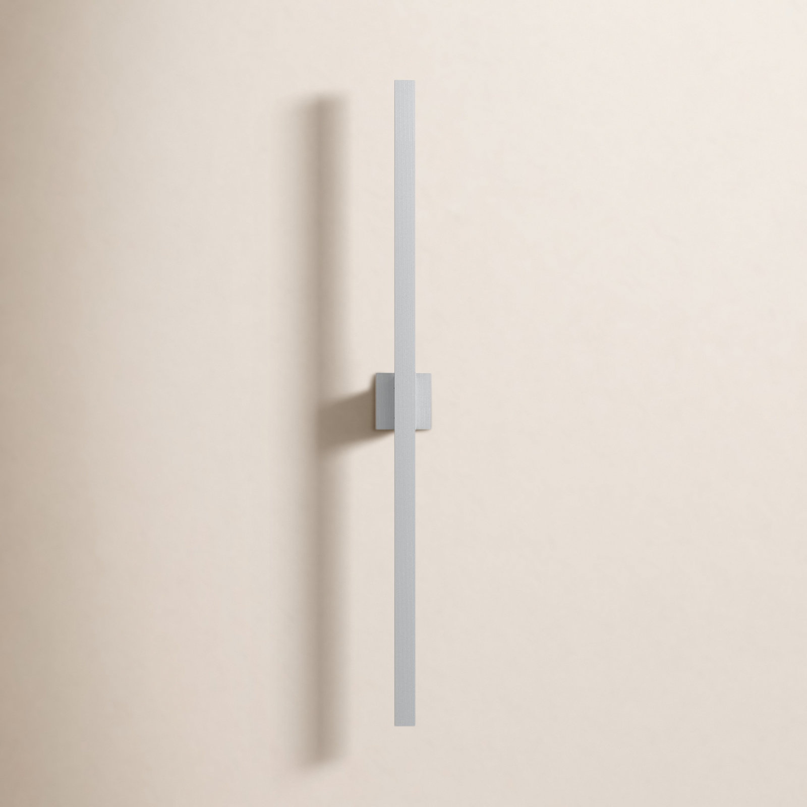 Replay Cylinder Outdoor LED Wall Light, Satin Aluminum