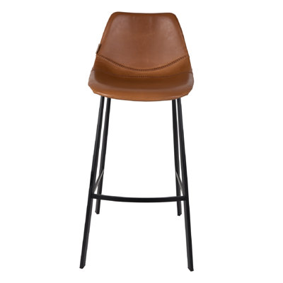 Franky Upholstered Counter Stool with Metal Frame