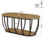 Floor Shelf Coffee Table with Storage