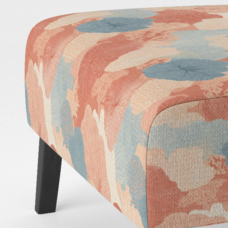 Fauteuil de chambre Abstract, Pantoufle sans accoudoirs