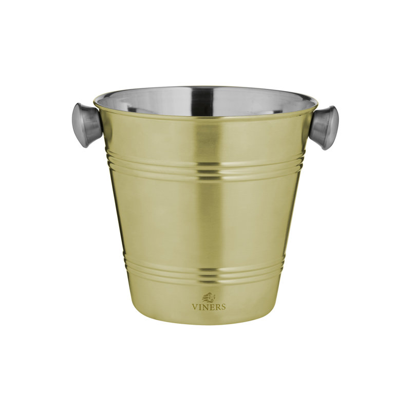 Barware Ice Bucket Single Wall 1L, Gold