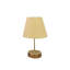 Lampe de table élégante avec pied en métal, rose et argent, 14,6 po x 8,7 po | Capuchon en polypropylène (6,7 po de diamètre supérieur, 8,7 po de diamètre inférieur) | Interrupteur marche / arrêt, câble 59,1 po | Certifié CE, douille E27 (60 W maximum) - parfaite pour la décoration intérieure-1423980749-1522339718
