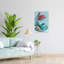 «Morning Coffee Croissant», art mural contemporain-129143047