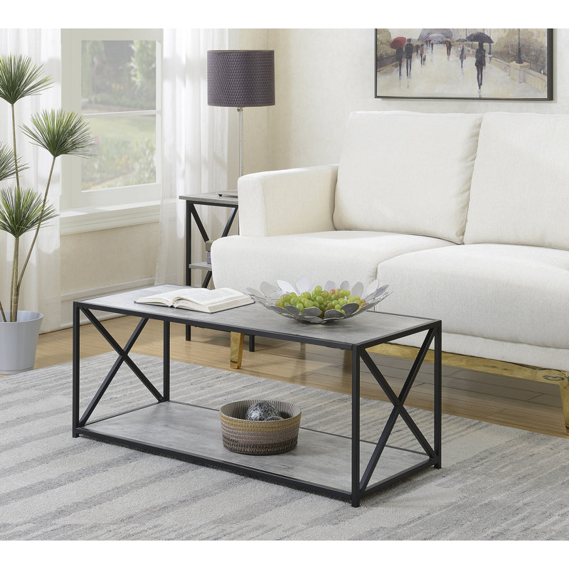 Ariyana Coffee Table, Faux Birch