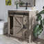 Meuble-lavabo 31 po à porte de grange coulissante avec évier Farmhouse-98921697