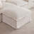 U shaped Modular Sectional Sofa with Movable Ottoman-810302653