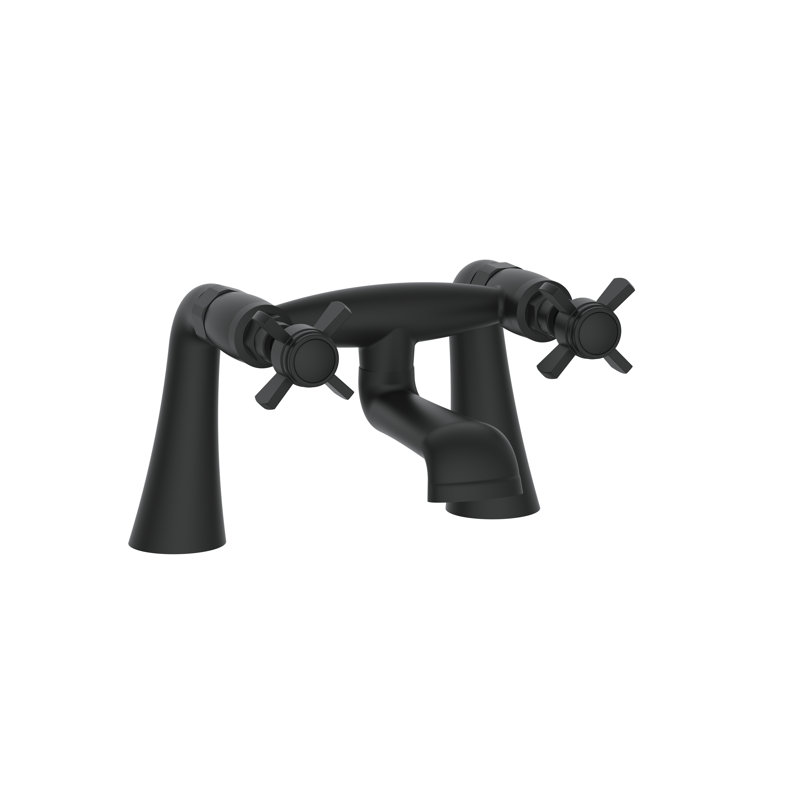 VeeBath Regency Traditional Bath Filler Mixer Tap, Matt Black