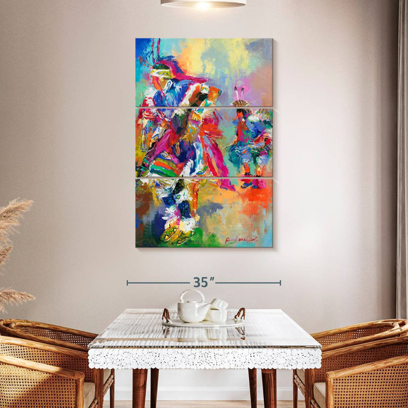 Pow Wow, 23" H x 14" W