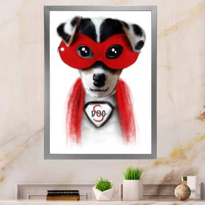 Cartoon Dog Superhero " Cartoon Dog Superhero "