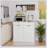 Kitchen Trash Can Storage Cabinet with 2 Drawers & 1 Tilt Out Trash Cabinet & 1 door with storage rack & 2 Shelves