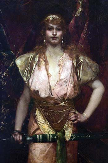 " Judith ", 36" H x 24" W x 1.5" D
