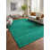 Tapis rectangulaire vert Holi