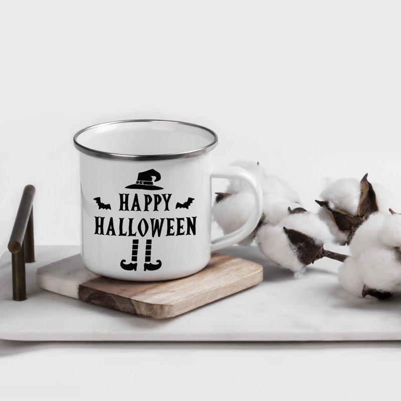 Haruma Tasses à thé café en acier inoxydable, Happy Halloween