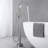 Freestanding Tub Faucet In Brushed Nickel - Metal Handle For Smooth Water Control Bathtub With Diverter Easily Switch From Spout To Hand Shower-120920767