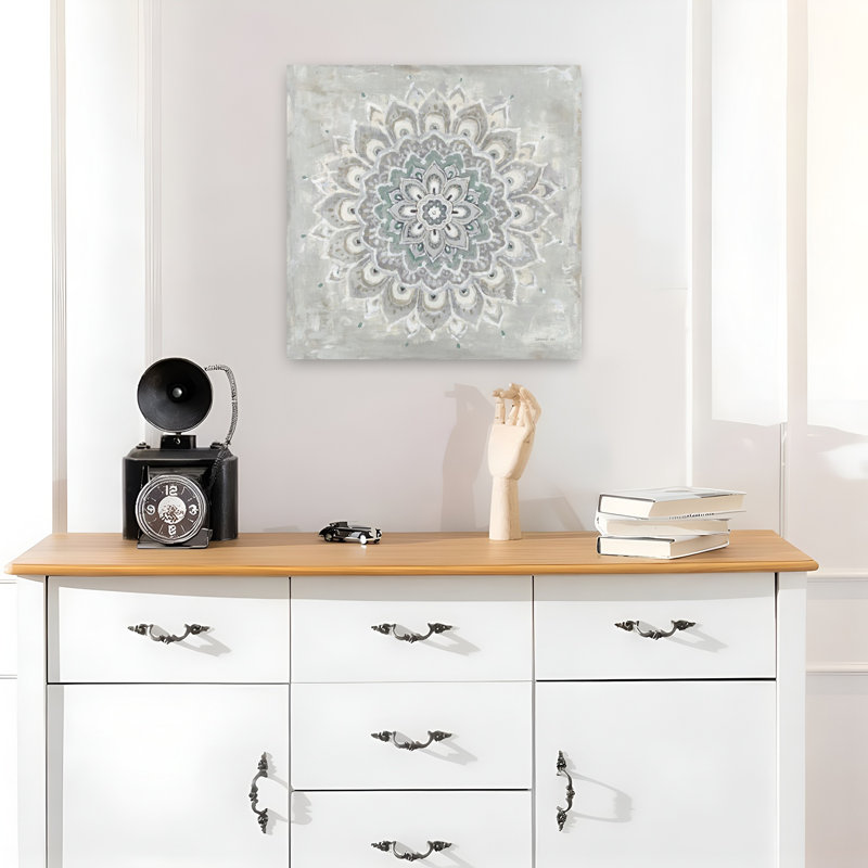 Mandala doux bohémien avec art bohémien bohème, H 18 po x l 18 po