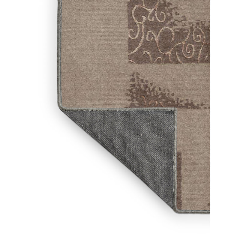 Tapis décoratif multicolore à motif abstrait, Rectangle 8 pi x 12 pi