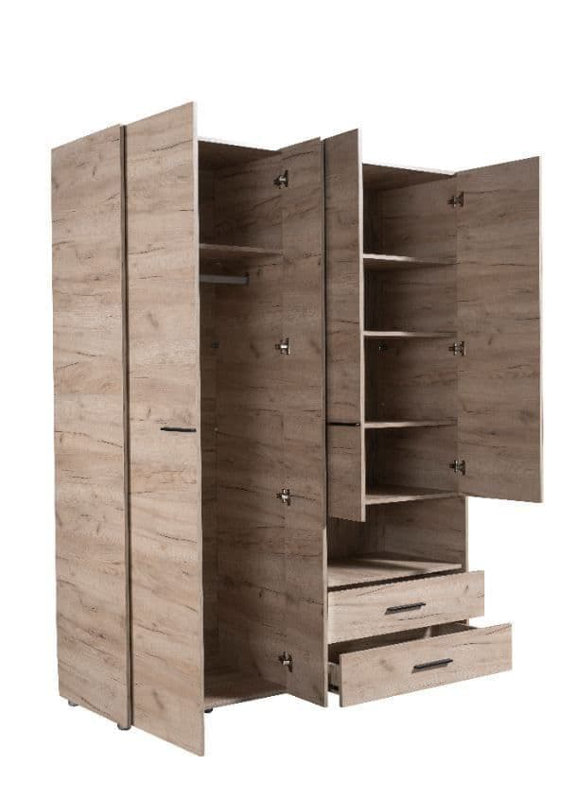 Renier Solid Wood Wardrobe