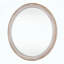 Miroir mural rond rond en bois massif