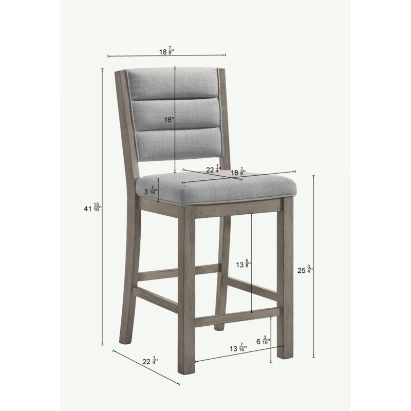 Mobilier de salle à manger en bois brun rustique 2 pièces
