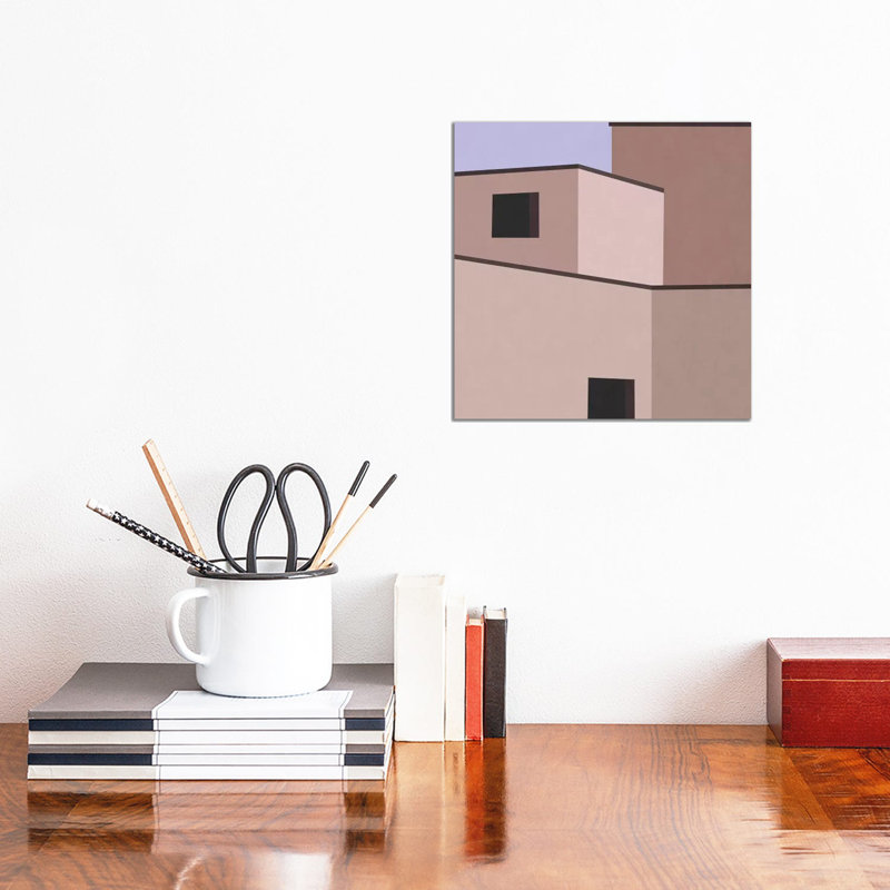 The Desert House by Alisa Galitsyna - Wrapped Canvas Gallery-Wrapped Canvas Giclée, 30.48 cm H x 30.48 cm W
