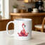 1pc Novelty Flamingo Design Mug Coffee Cup Juice Cup Fun Gift.