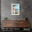 «Seaglass Row I Shadowbox Print Travel Art Prints» par Notoriart, cadre blanc, 21 x 31-116883285-116883301