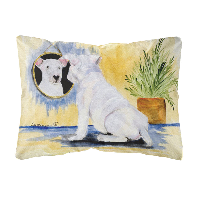 Coussin intérieur/extérieur bull terrier