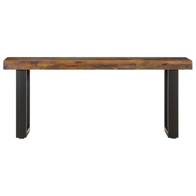Banc en bois, Marron foncé