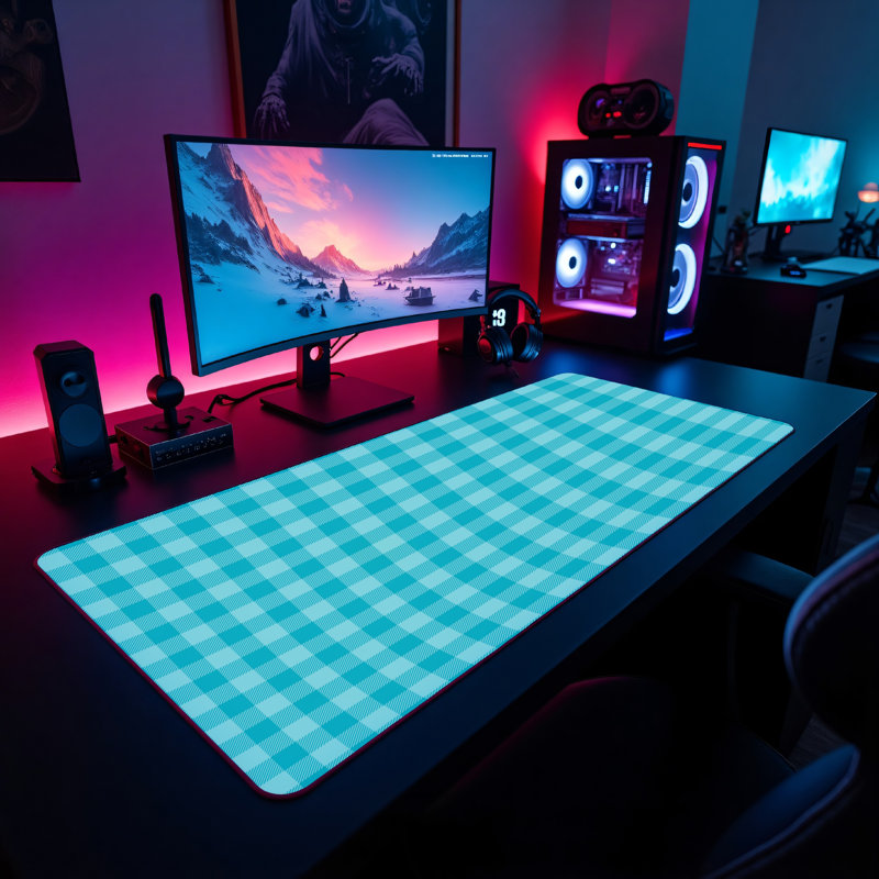 Polyester Desk Pad, 23.6x13.8