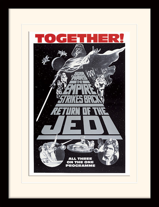 Trilogy Together Framed Vintage Advertisement Together - Single Picture Frame Print