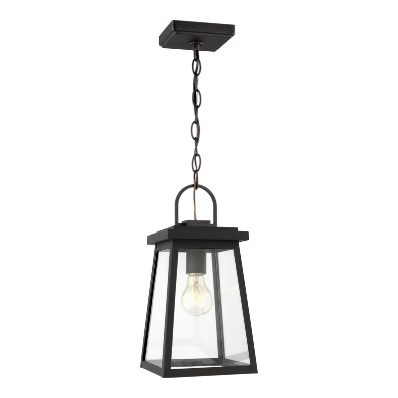 Mclean Outdoor Hanging Lantern, No, Black