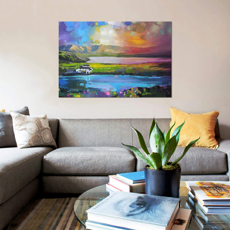 Gesto Farm Skye by Scott Naismith - Wrapped Canvas Painting, 66.04 cm H x 101.6 cm W x 3.175 cm D
