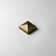 Pyramid 1" x 1" Metal Decorative Tile Insert