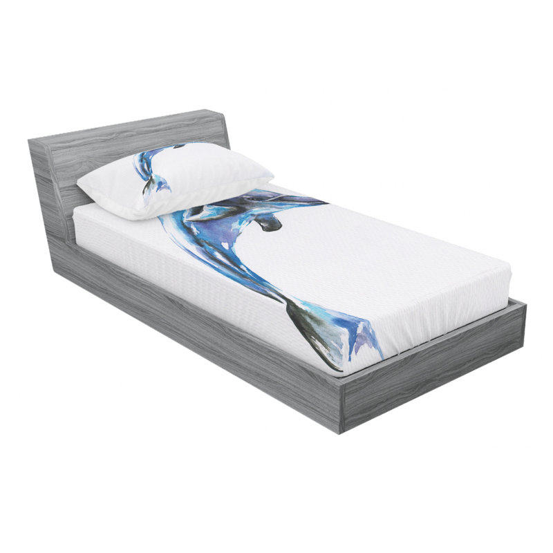 Microfiber Sheet Set, Twin Sheet Set with Fitted Sheet